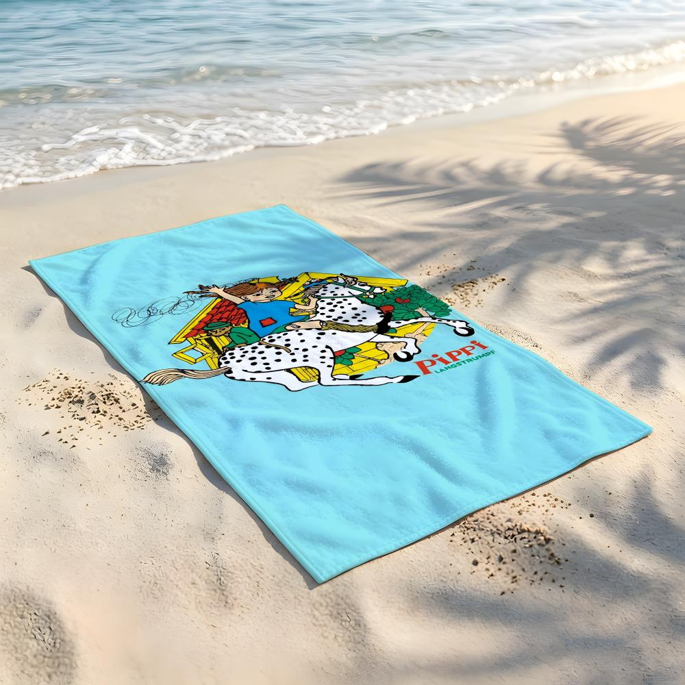 Personaggio P-Pippi L-Calzelunghe-G Asciugamano Coperta da Spiaggia Asciugamano Per Viaggio Palestra Doccia Lusso Leggero Campeggio Piscina caldo