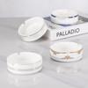 Miao Jia Yi White Ceramic Ashtray Set