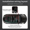 RGB Truck Car Devil Eye LED Pixel Panel Light Remote Control Soft Foldable Scrolling Panel Board Windshield