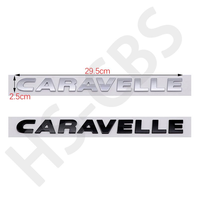 ABS Auto Kufr Karoserie Písmena Slova Logo Odznak CARAVELLE Znak Samolepky Znak Caravelle Písmeno 7H9853687739 Příslušenství