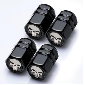 BSIRU1 4pcs Bat Alloy Car Tire Valve Cap Air Stem Cover for Chevrolet Cruze Aveo for Honda Civic Fit Jazz Accord for Ford Focus Fiesta