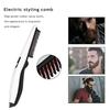 Pettine per piastra per barba Spazzola riscaldata rapida Styler per capelli da uomo Pro elettrico