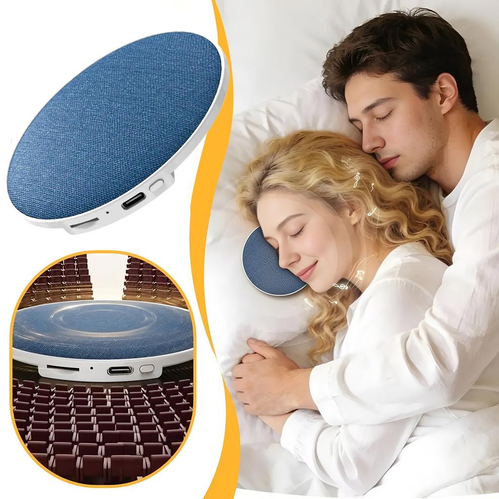Pillow Side Sleep Aid Speaker Ultrasonic Sleep Aid High Dynamic Sound Quality Under Pillow Bluetooth Speaker TF Card Player