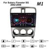 Lettore video multimediale per autoradio Android 2 Din per Subaru Forester SG 2002-2008 con manopola Carplay WiFi 2 + 32GB