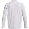 Under Armour Solid Color Printed Long Sleeve Polo Shirt Men Tops White 1379728-100