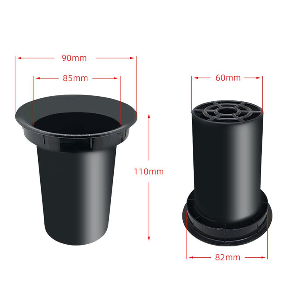 2PCS Speaker Port Tube Bass Vent Ventilation Connector Quality Plastic Bass Reflex Tube for DIY Speaker Project Upgrades