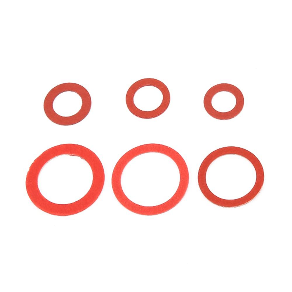 600 PCS 12 Different Sizes Fiber Flat Washers Kit With Plastic Storage Box Insulation Washer Assortment