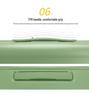 New Lightweight 20'' Student Carry-On Suitcase with Silent Universal Wheels for Women
