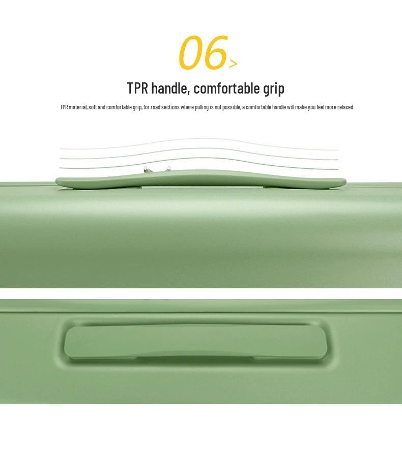 New Lightweight 20'' Student Carry-On Suitcase with Silent Universal Wheels for Women