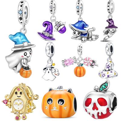 Orstarry Copper Little Devil Halloween Pendant Beads Original Pendant Bracelet Charm Jewelry Party Diy Trendy Gift