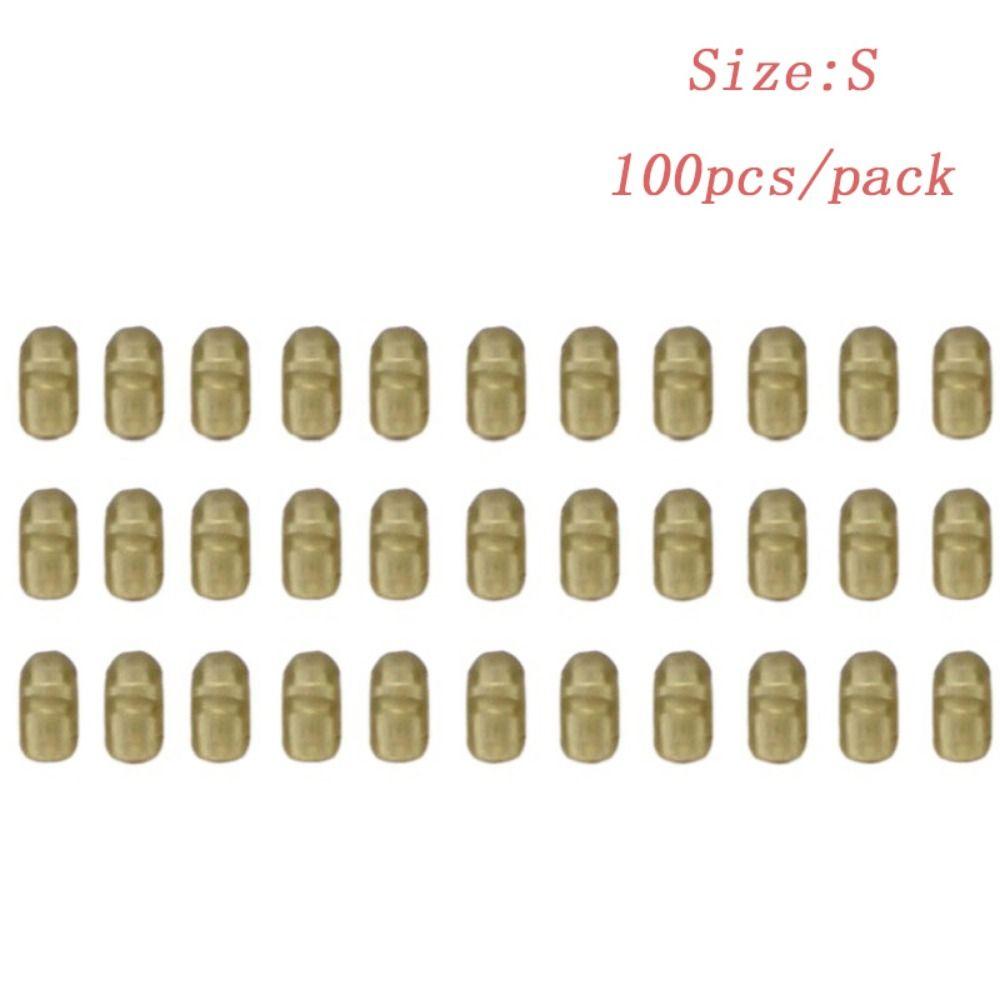 100pcs Anti Winding Carp Quick Change Spinner Match Feeder Fishing Swivel Connector  Fishing