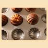 12 Cavity Cookie Tray Heat Resistant Madeleine Mold Cake Pan Professional Baking Mold  Desserts