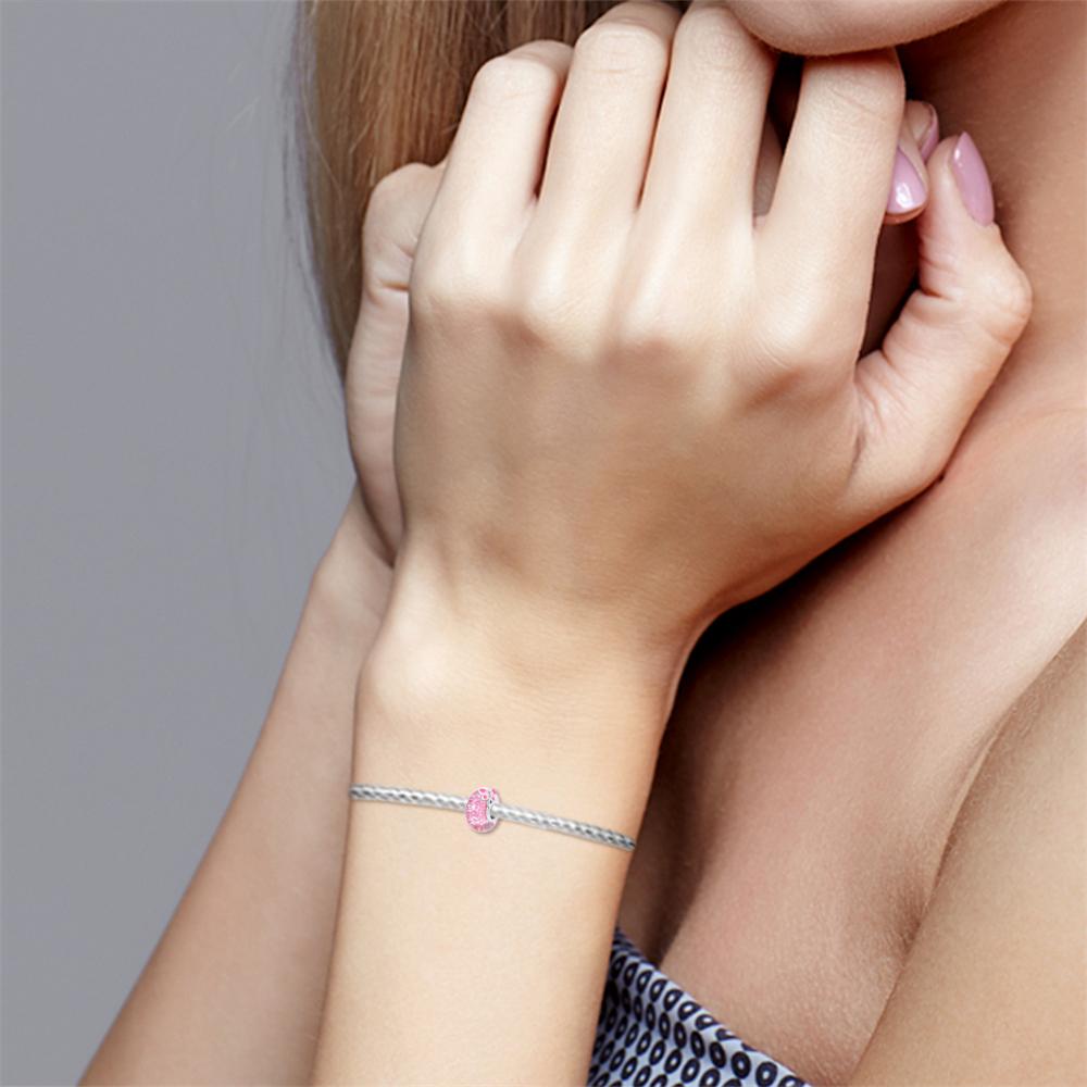 Copper Metal Colorful Series Glass Bead Components Compatible With Authentic Original High Quality Fine Bracelets Do It Yourself High Quality Fine