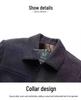 2025 Plus Velvet Corduroy Jacket for Middle-Aged Dads - Thick Winter Woolen Men's Casual Coat