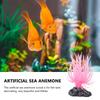 Pink Artificial Coral Fish Tank Ornament Lifelike Soft Flexible Aquarium Decoration Water Landscape Decor Artificial Coral