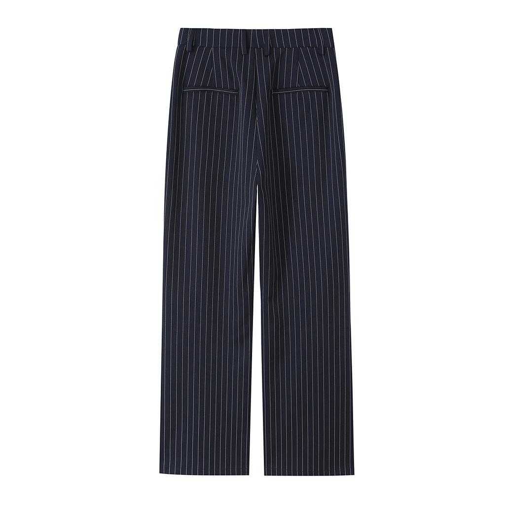 Beautiful Style, Wholesale Women's Fashion and Versatile Temperament Pinstripe Straight Trousers 4043051104