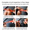 Wire Piercing Test Clips Tool Puncture Probe Multimeter Test Lead 4mm Banana Plug Universal Car Auto Testing Tools