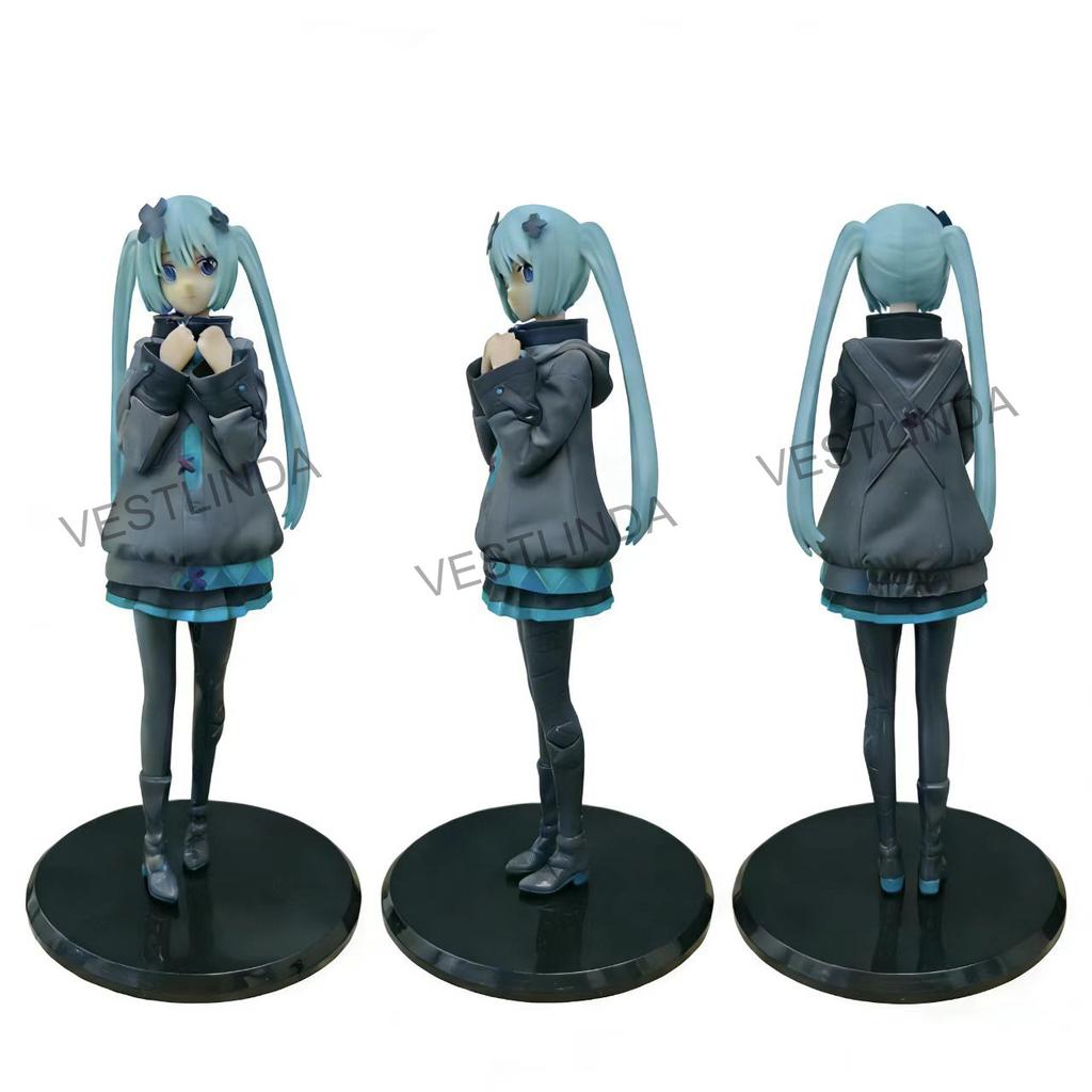 Hatsune Miku Model 21CM Toy Closed Window World Animation Surrounding Decoration Doll Toys Otaku Model Collection Christmas Gift