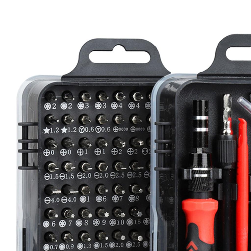 Carbon Steel Screwdriver Set Multipurpose Electronic Disassembly and Repair Tools for Watch Mobile Phone Red