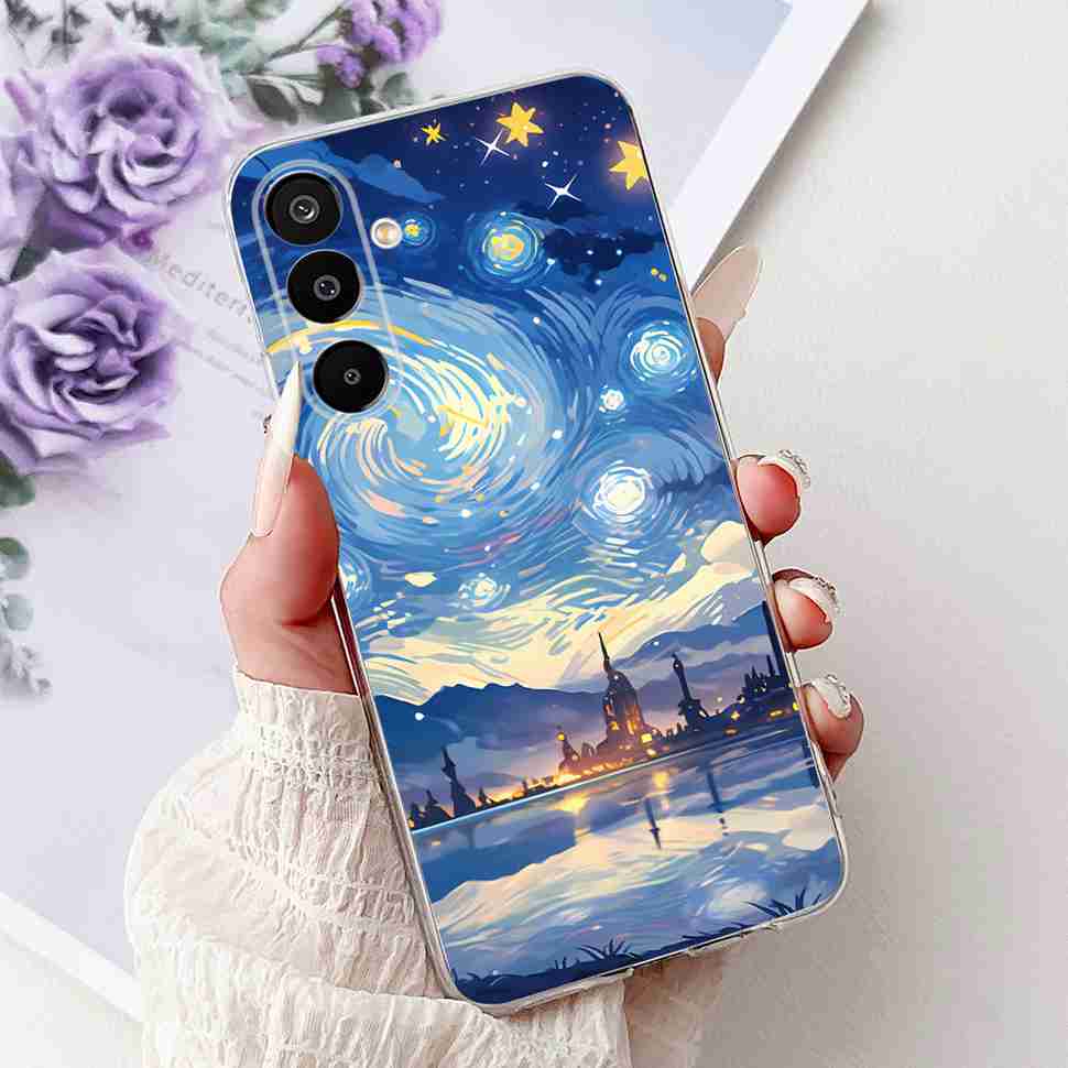 For Samsung Galaxy M16 5G Case Colorful Flower Butterfly Soft Silicone TPU Cover For Samsung m16 M16 5G 6.7" Phone Shell Bumper