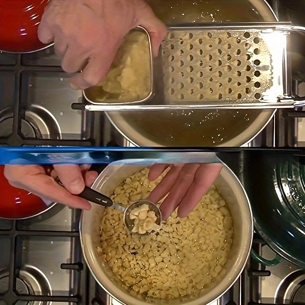 Stainless Steel Skimmer Ladle Multi Purpose Kitchen Tool For Noodles, Dumpling Soup, And Fish Straining