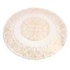 Round Tablecloth PVC Gold Stamping Waterproof Oil Proof Stain Resistant Wipeable Decorative Table