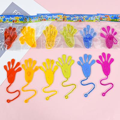 10-50 Pièces Jouets Mains Collantes Amusantes pour Enfants Paume Élastique Collante Moelleuse Claque Paume Jouet Nouveauté Cadeau pour Enfants Cadeaux de Fête Fournitures
