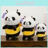 Turned Cute Panda Bee Plush Toy Cartoon Kid Sleep Accompany Girl Gift Holiday