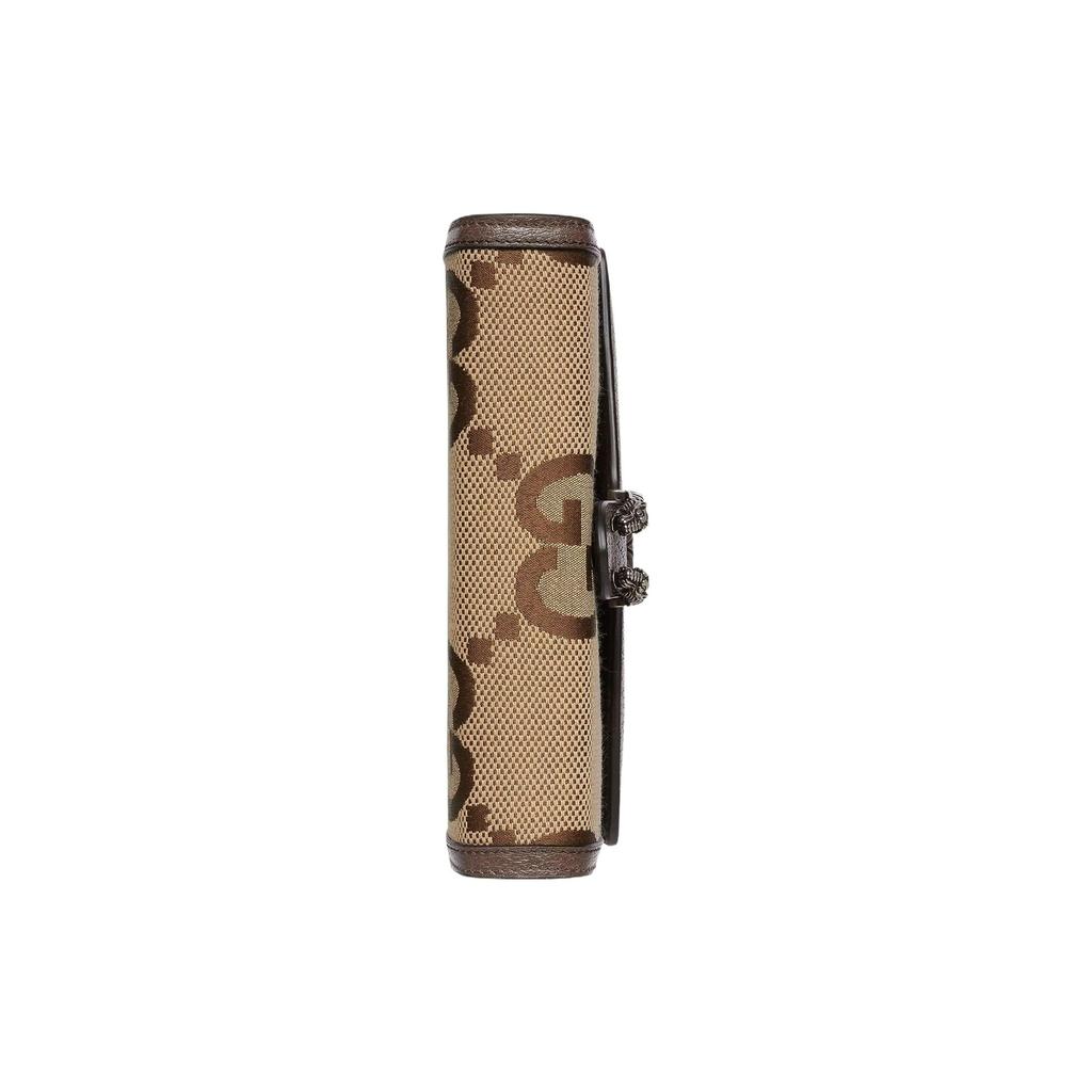 Gucci Dionysus Tiger Head Buckle Super Double G Logo Leather Chain Wallet Crossbody Shoulder Bag Women Bags Beige Brown 401231-UKMBN-2572
