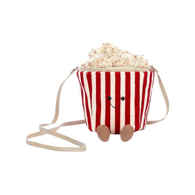 

JELLYCAT Fun Items Series Popcorn Bag Cute Doll Plush Doll 19cm Height Box Not Included