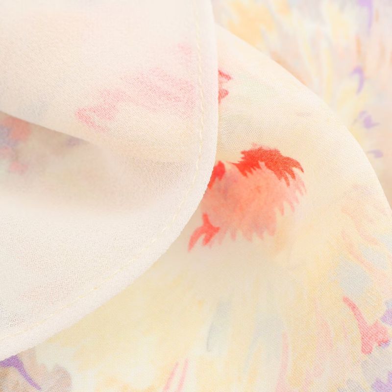 Kaslead New Women Clothes Western Style Fashion Simple Flower Print Dress 3830843