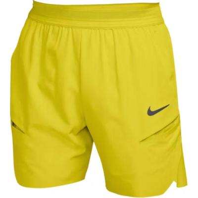 Logo Schnelltrocknende Split Einfarbige Shorts Herrenshorts Hochdruck Mineralblaugrün FZ6900-344