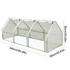 240*90*90cm Reinforced PE Greenhouse Cover Balcony Simple Greenhouse Cover For Outdoors Winter Planting Bracket Not Included