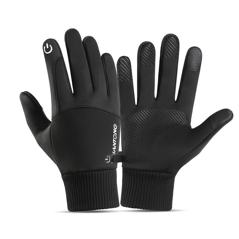 Unisex Winter Warm Fleece Lined Touchscreen Gloves Anti-Slip Windproof Cycling Hiking Skiing Outdoor Use