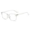 Rice Nails Anti-blue Light Square Computer Glasses for Women Men Short-sight Eyewear PC Prescription 0 to -6.0