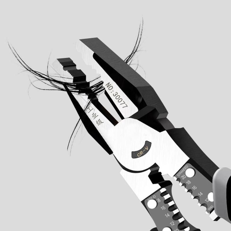 Versatile Electrician Plier Side Scissor Long Nose Pliers Side Scissor Long Nose Wire Scissor Perfect for Various Projec