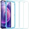 Tempered Glass Screen Protector - E.F.CONNECTION - for iPhone 13 Mini - Transparent - 9H Hardness - Pack of 3