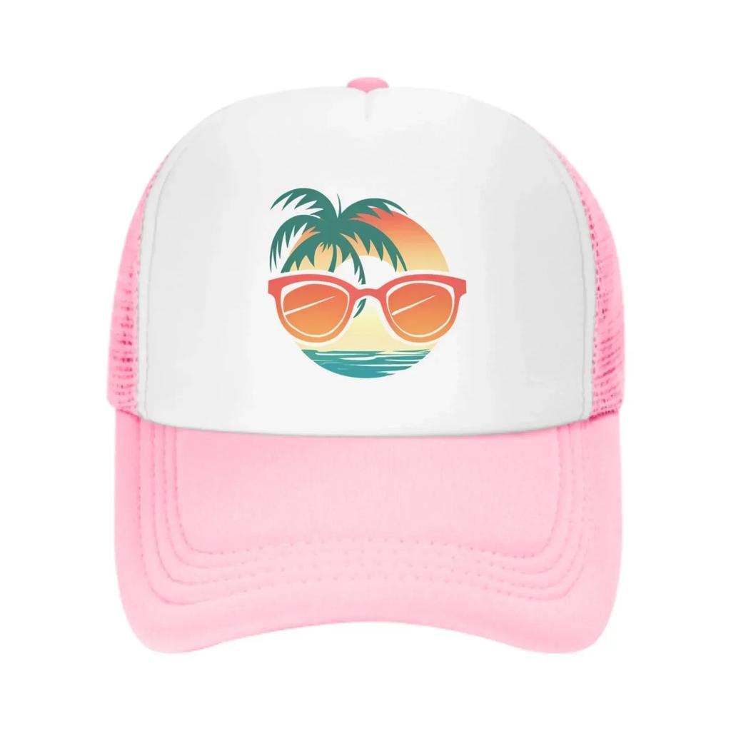 Sea Glasses Tree New Summer Leisure Sports Daily Sun Hat Fishing Outdoor Unisexs and Womens Truck Hat Fashion Duck Tongue Hat