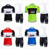 Men Women Cycling Jersey Set Short Sleeve Top Bib Shorts Breathable Outdoor Sportwear