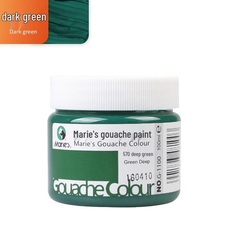 Mali Afwasbare Gouache Verf 100ml - Handgeschilderde Kleuren voor Kinderen en Studenten