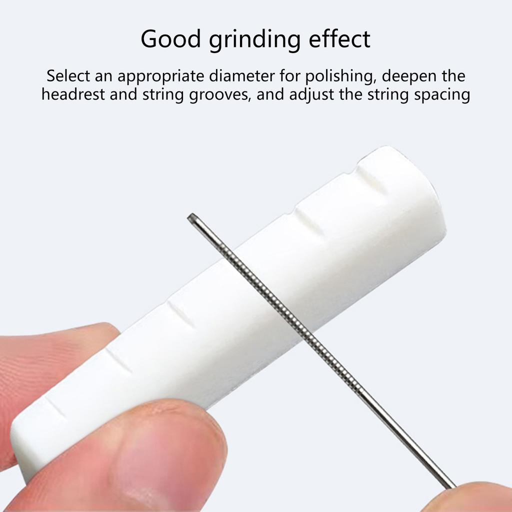 Professional Guitar Nut Slotting File String Saw Rods Guitar Repair Luthier Tool Guitar Bridge Saddle Nut Files