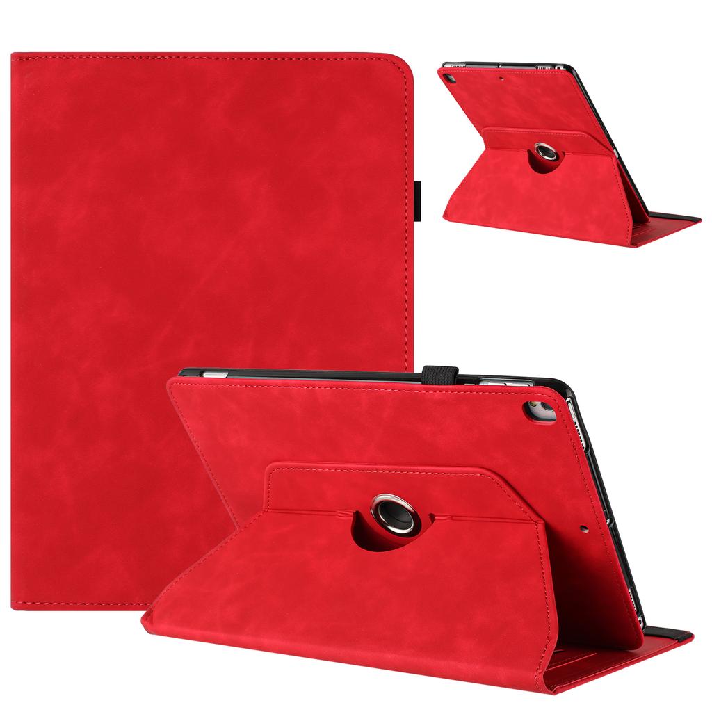 Tablet Case for iPad 10.2 (2020)/(2019)/iPad Air 10.5 inch (2019)/Pro 10.5-inch (2017) Rotating Stand Solid Color PU Leather Cover