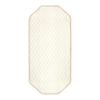 Un Doudou Cot Cover 60 X 130cm Organic Cotton 100% Cotton Terry Quilt Quilt Back Side Mesh with Elastic Corners 5619-IV