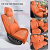 2526 Wei Pai Blue Mountain Suede Seat Cover: All-Season, Breathable, Perforated, Smart Driving Version.