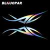 BLKUOPAR for Tribal Flame Car Stickers Waterproof Creative Decals Laser Die Cut Air Holography Motorcycle Decor Vinyl Car Wrap