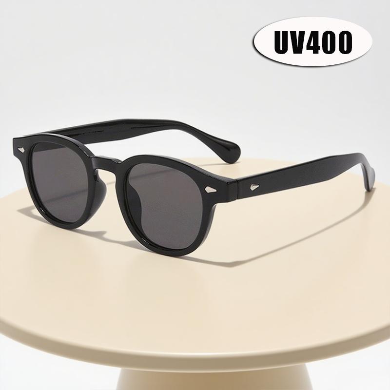 Occhiali da Sole Vintage Chiodi di Riso Montatura Piccola Semplici Versatili Uomo e Donna Senso Anziano Protezione Solare Occhiali da Sole Lenti UV400