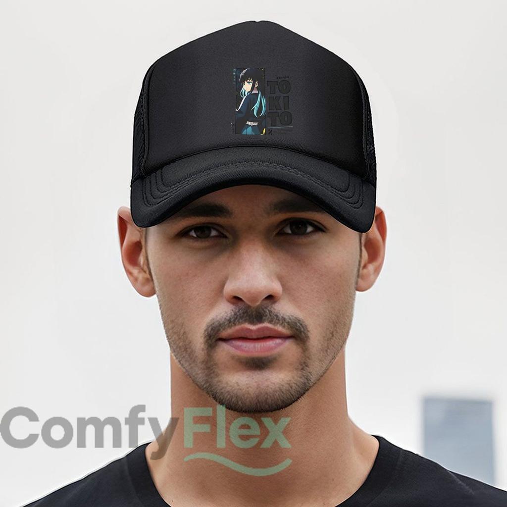 Tokito Muichiro - Kimetsu No Yaiba Mesh Baseball Cap Casual Hat Outdoor  For Womens Unisex FeUnisex