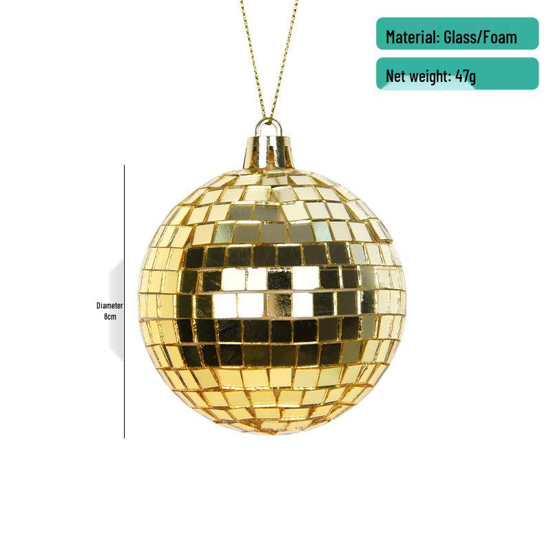 Wedding Mirror Disco Ball Light - Gold, Silver, Red Reflective