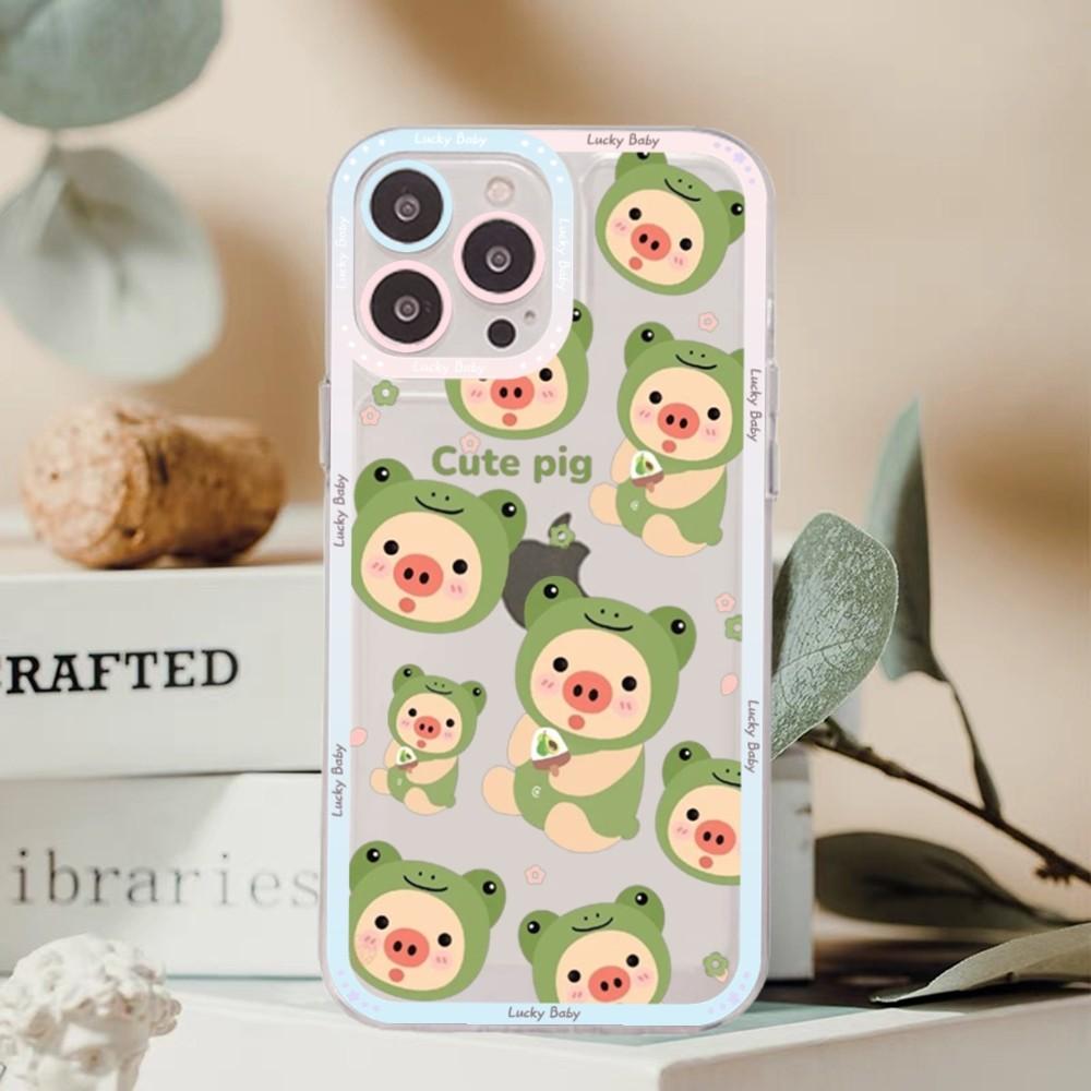 Niedliche Cartoon-Schwein-Telefonhülle für Redmi 7 8 9 A für Redmi Note 5 7 8 9 10 11 Pro Max 4G 5G Funfas
