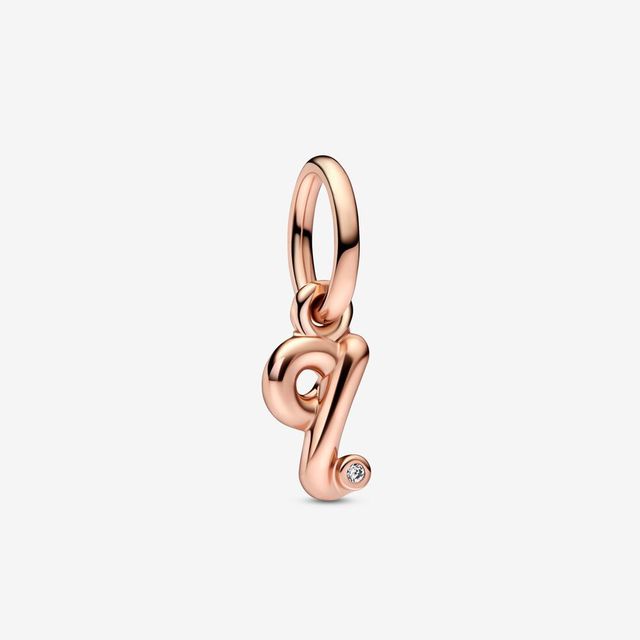 Nytt 925 sterlingsilver roséguld serien brevpärlhängande hänge som passar original Pandora armband gör-det-själv utsökt smyckengåva
